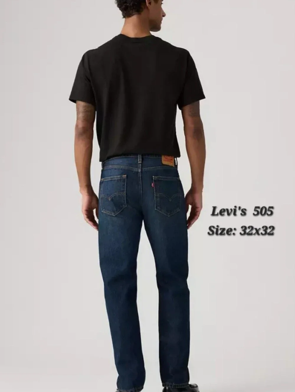 Levi's 505 Men's Jeans Size 32x32 Classic Straight Leg Dark Wash